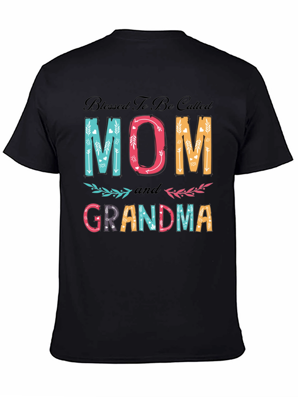 Blessed Mom and Grandma Graphic T-Shirt