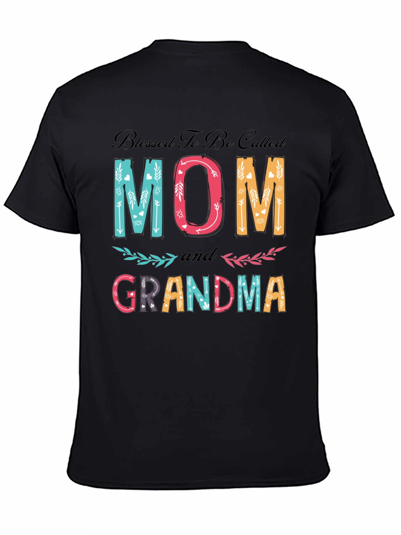 Blessed Mom and Grandma Graphic T-Shirt