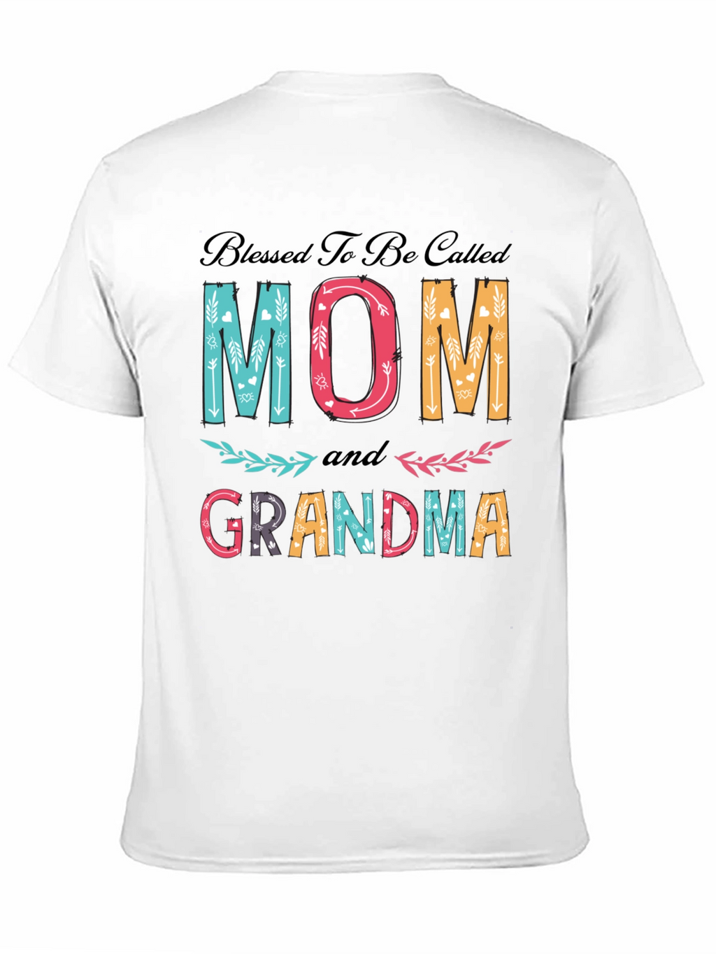 Blessed Mom and Grandma Graphic T-Shirt