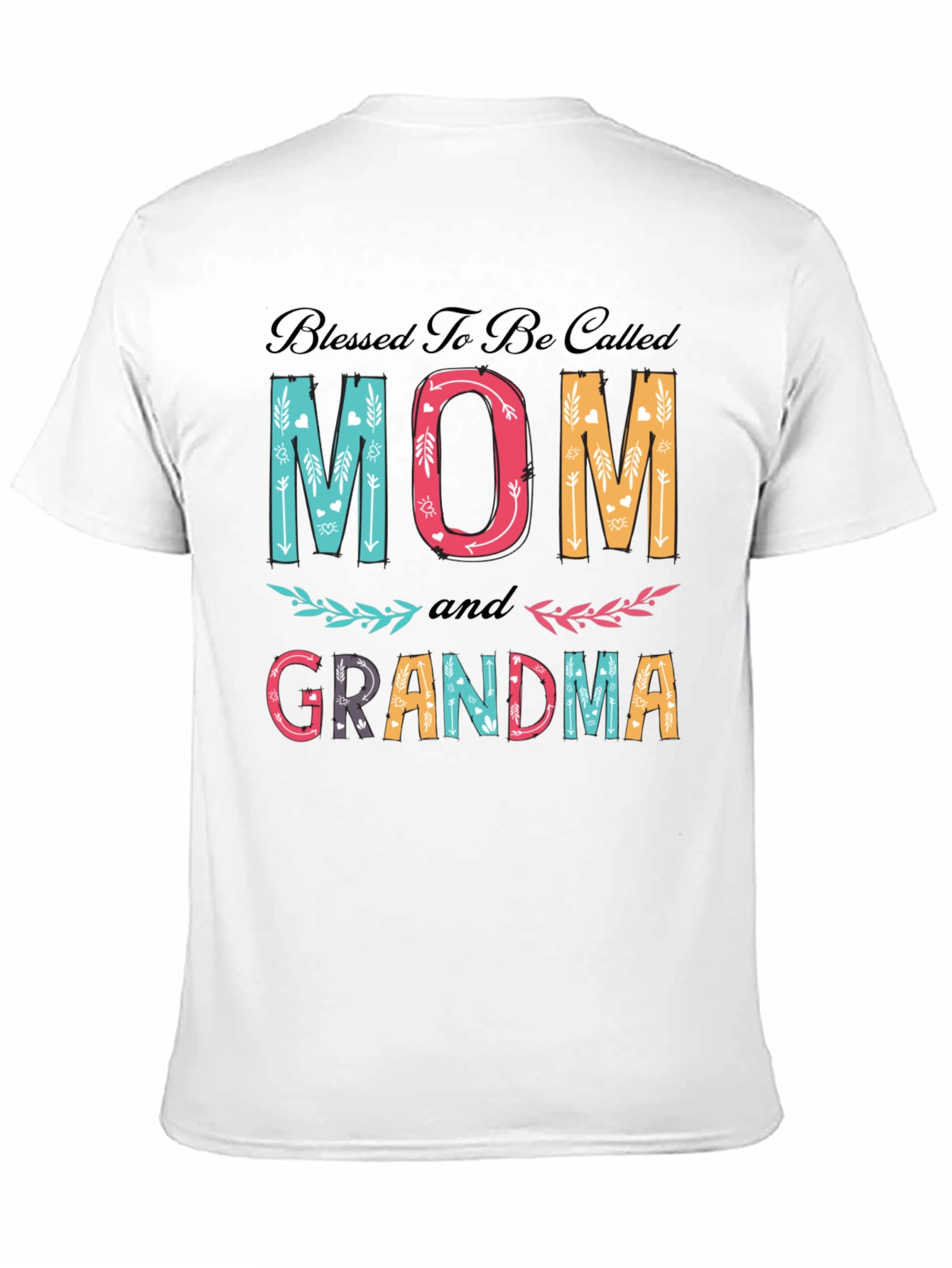 Blessed Mom and Grandma Graphic T-Shirt