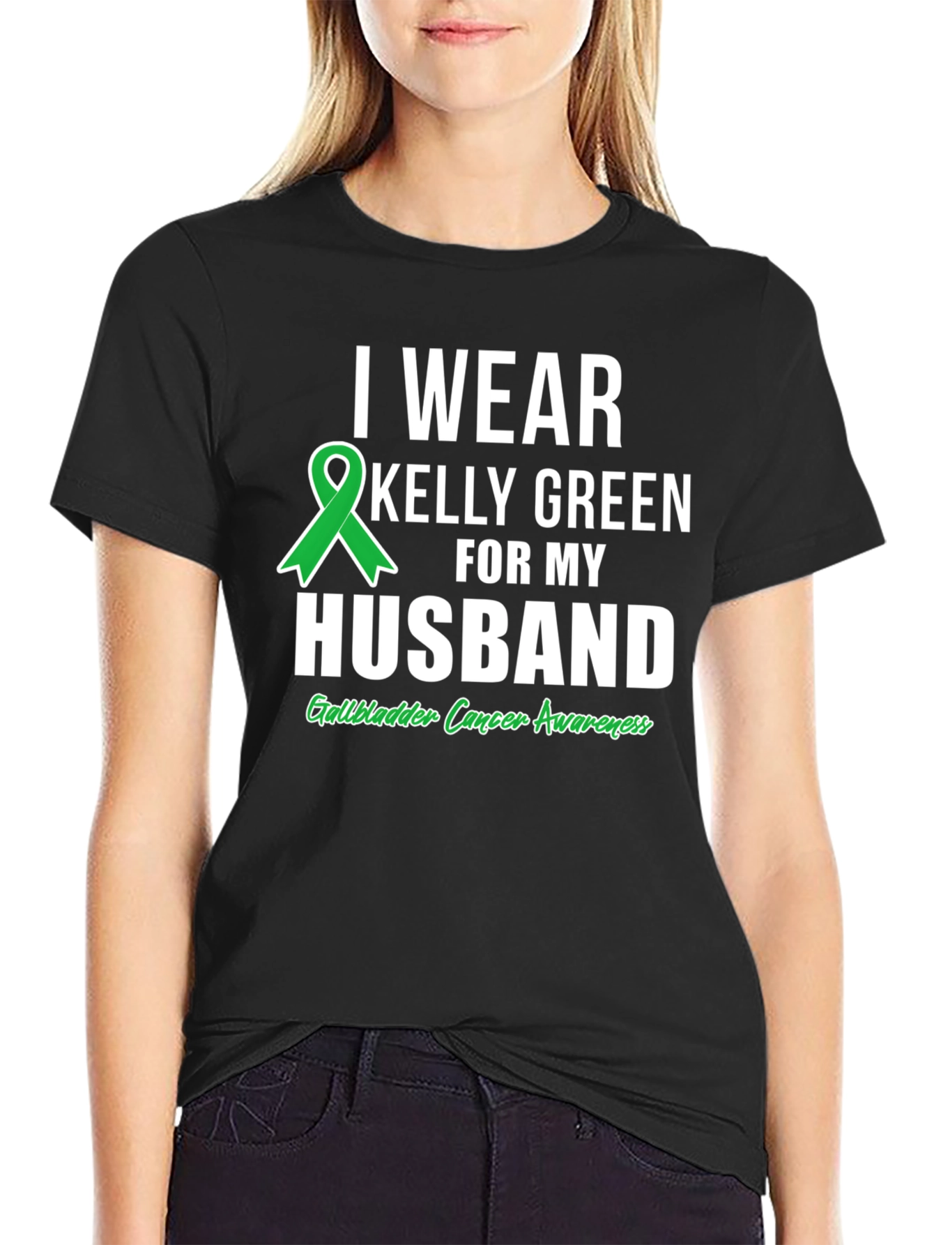 Gallbladder Cancer Awareness Tee - Husband Support
