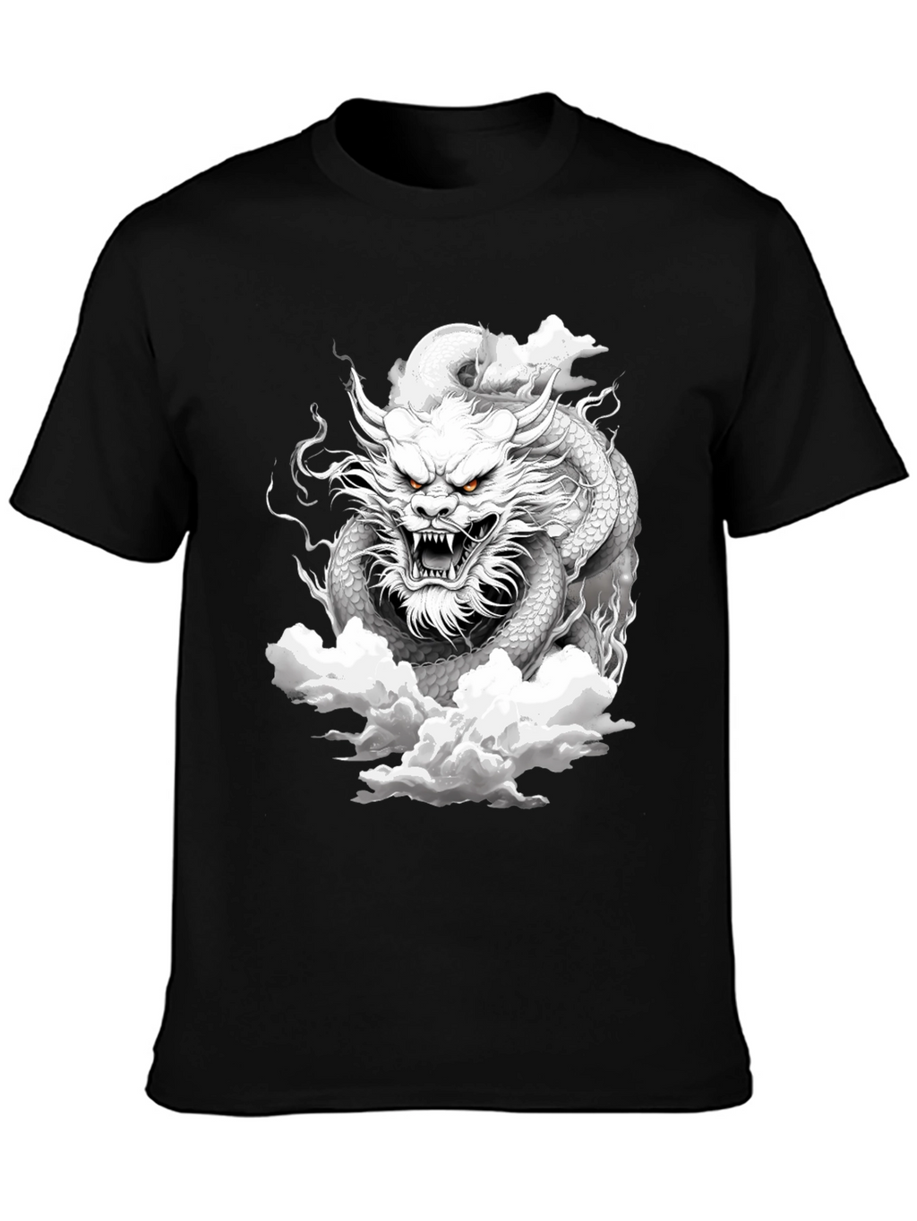 Dragon Graphic Tee - Black