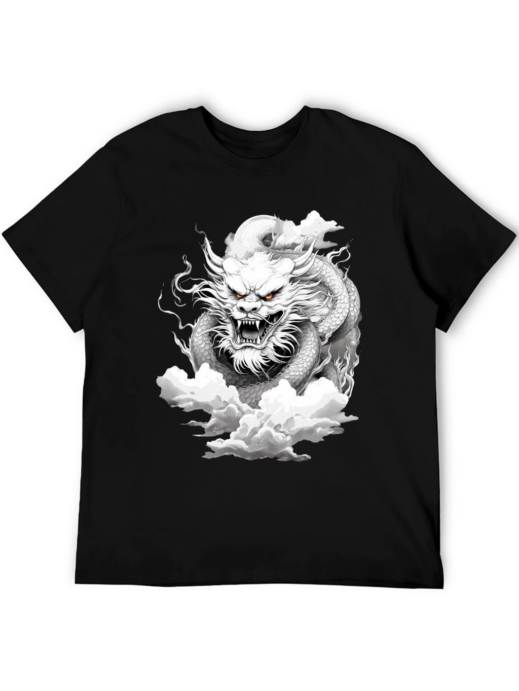 Dragon Graphic Tee - Black