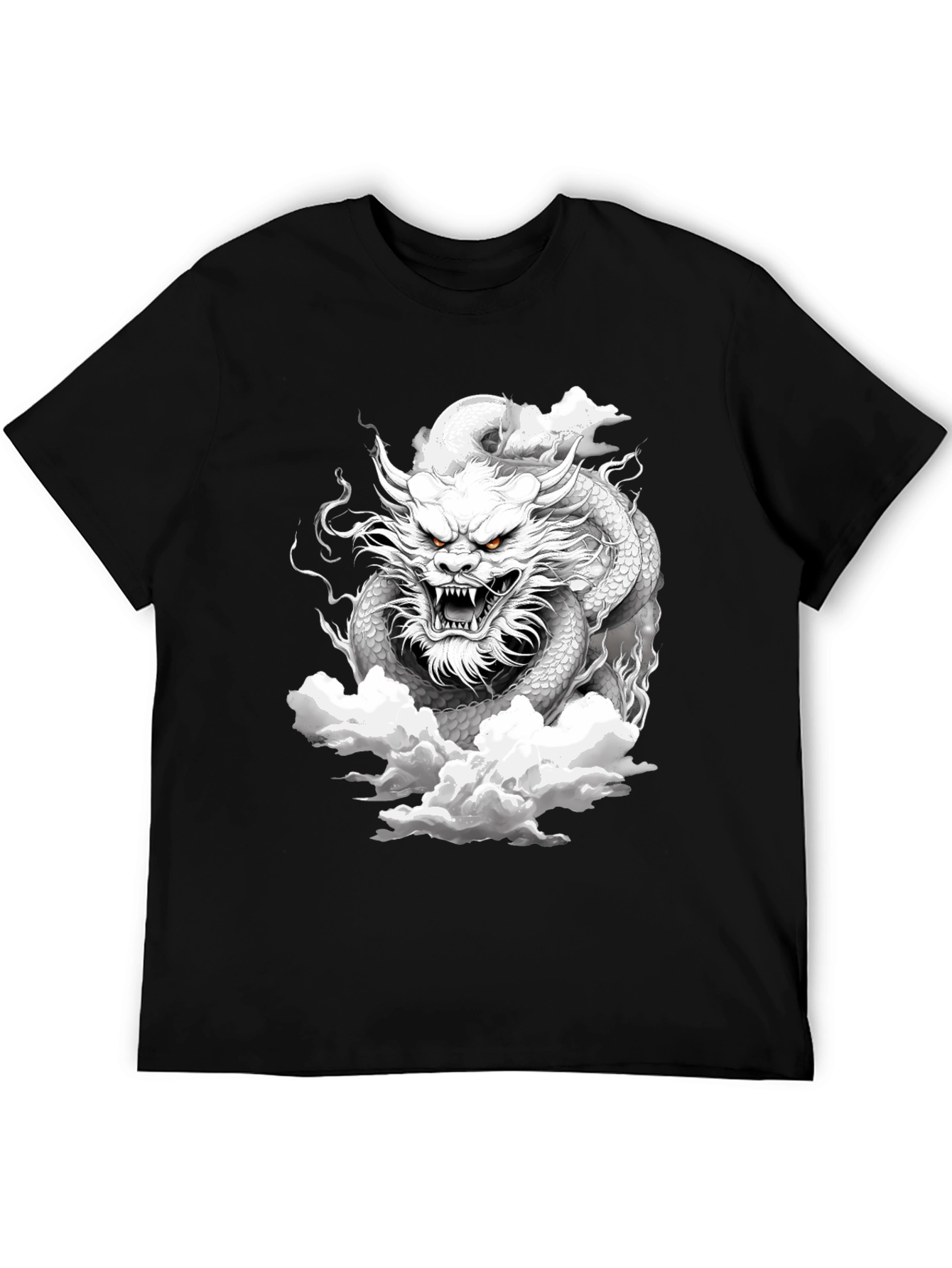 Dragon Graphic Tee - Black