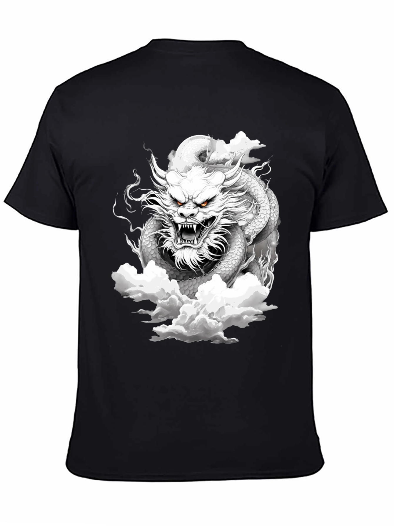 Dragon Graphic Tee - Black