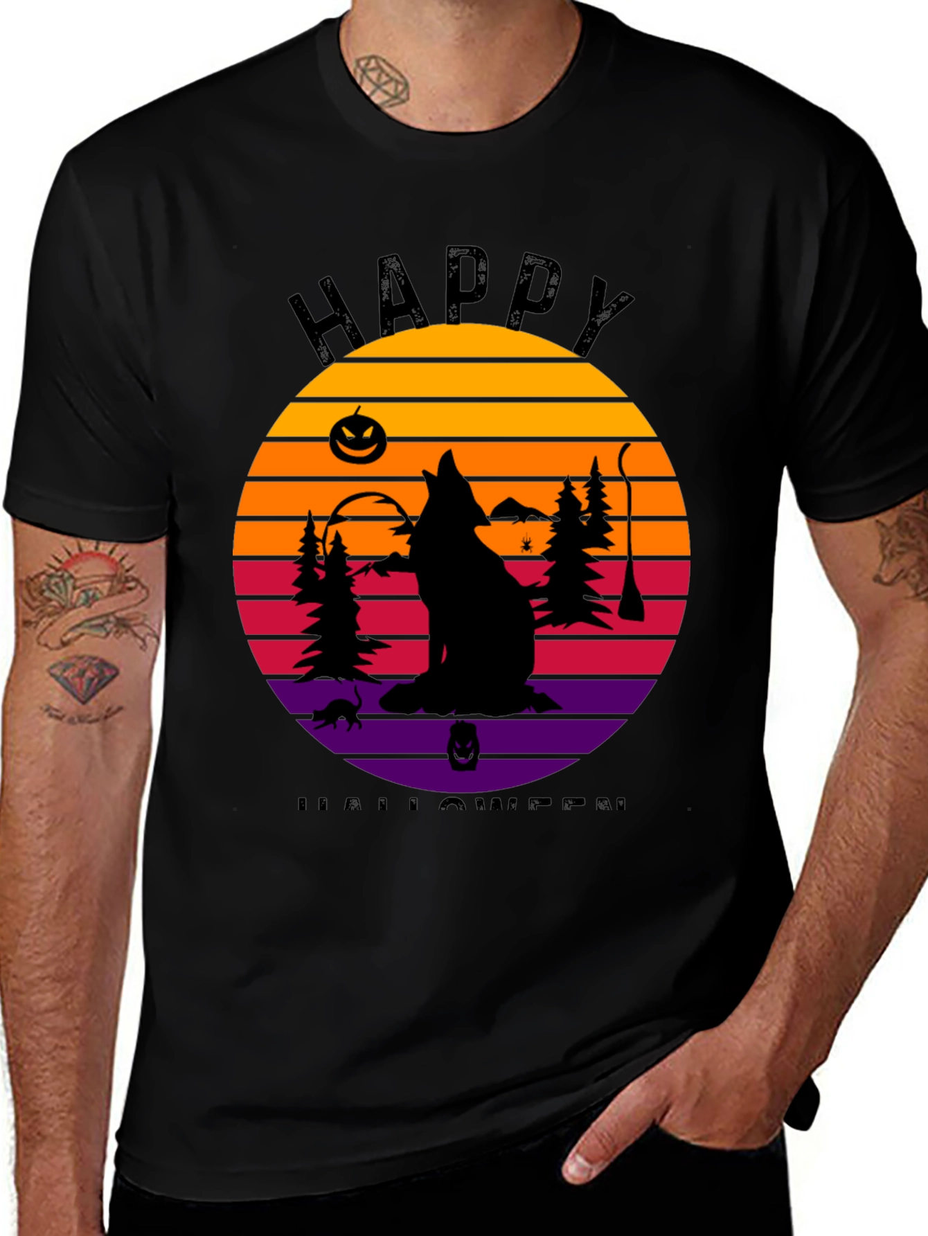 Happy Halloween Graphic T-Shirt