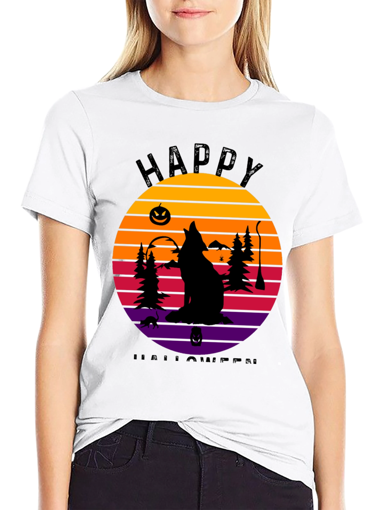 Happy Halloween Graphic T-Shirt