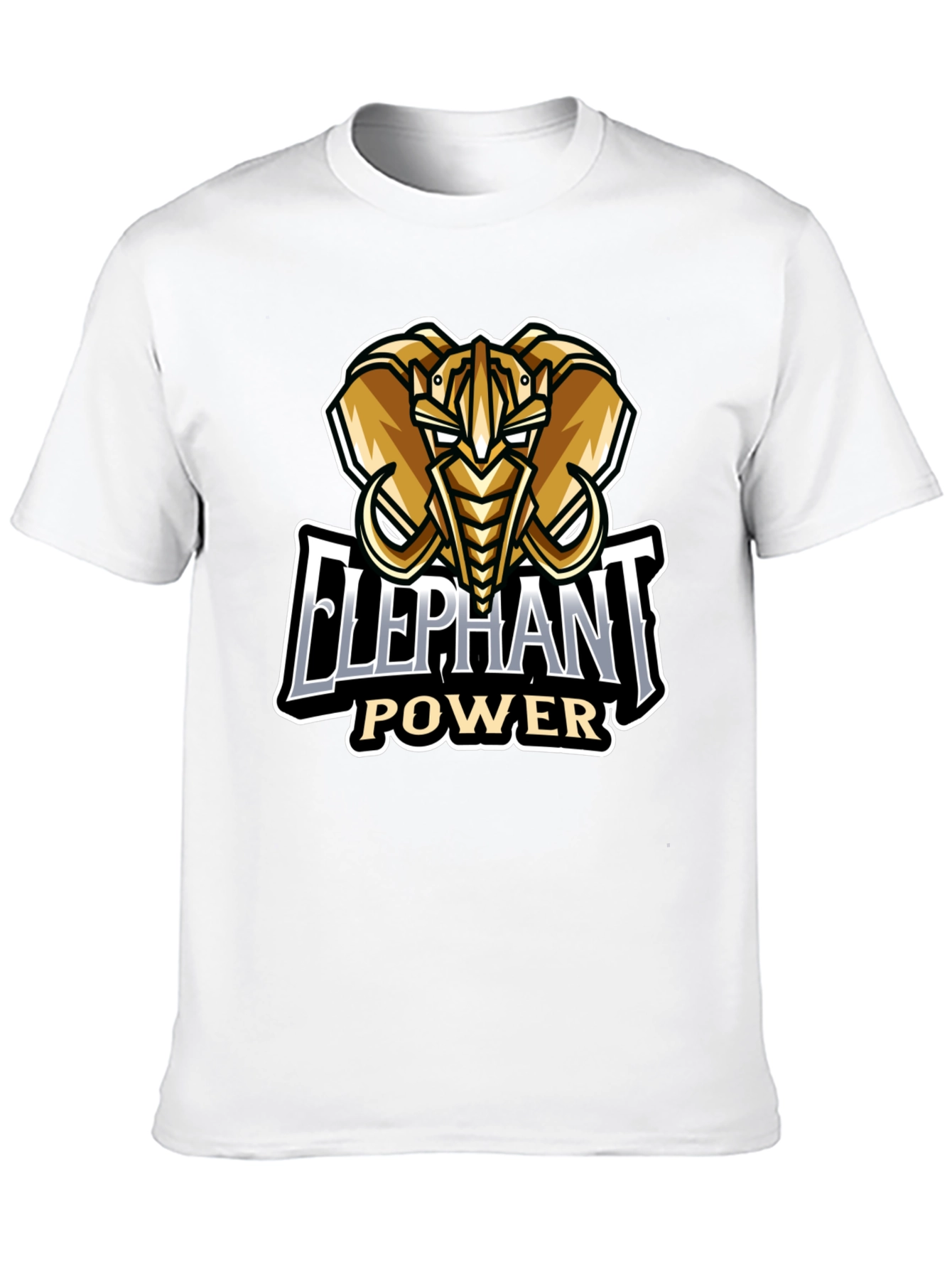 Elephant Power Graphic T-Shirt