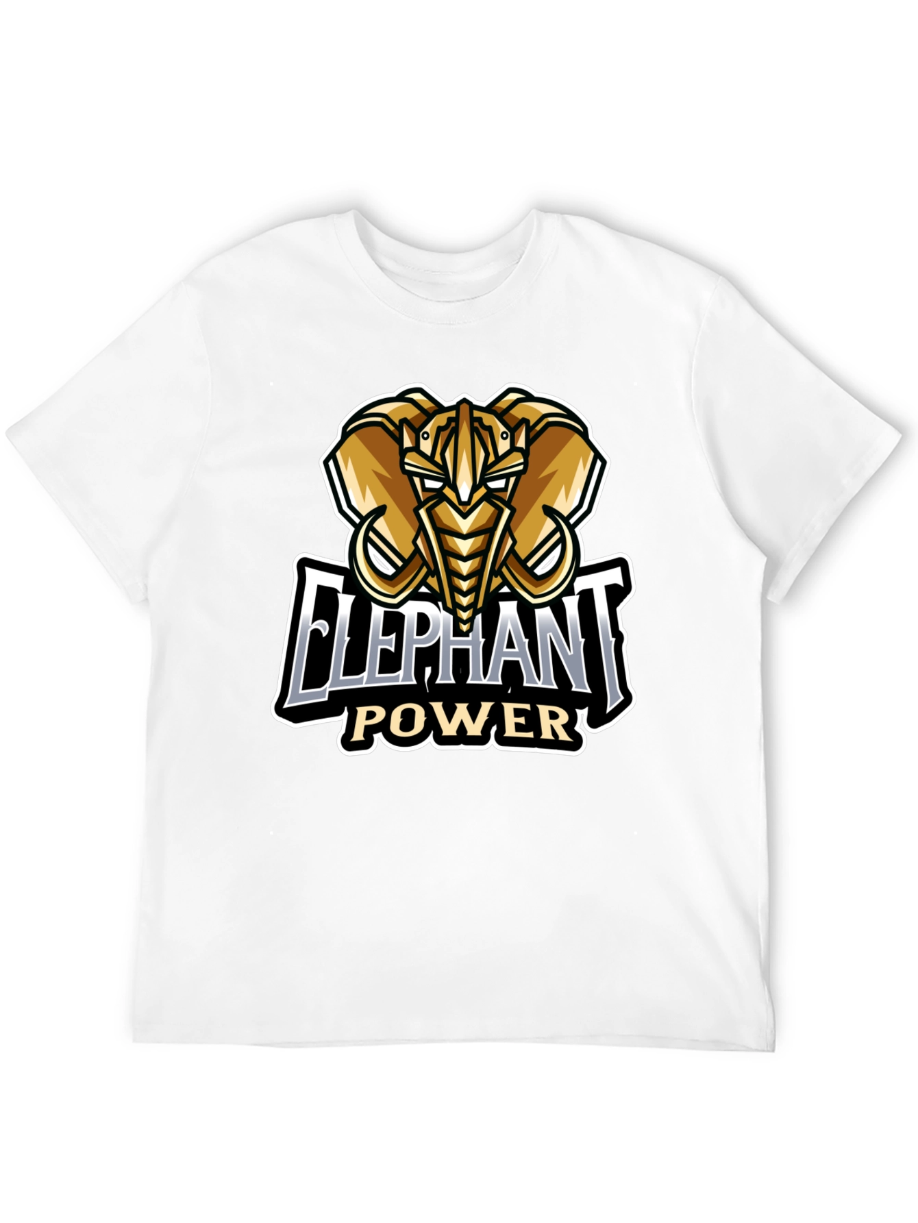 Elephant Power Graphic T-Shirt