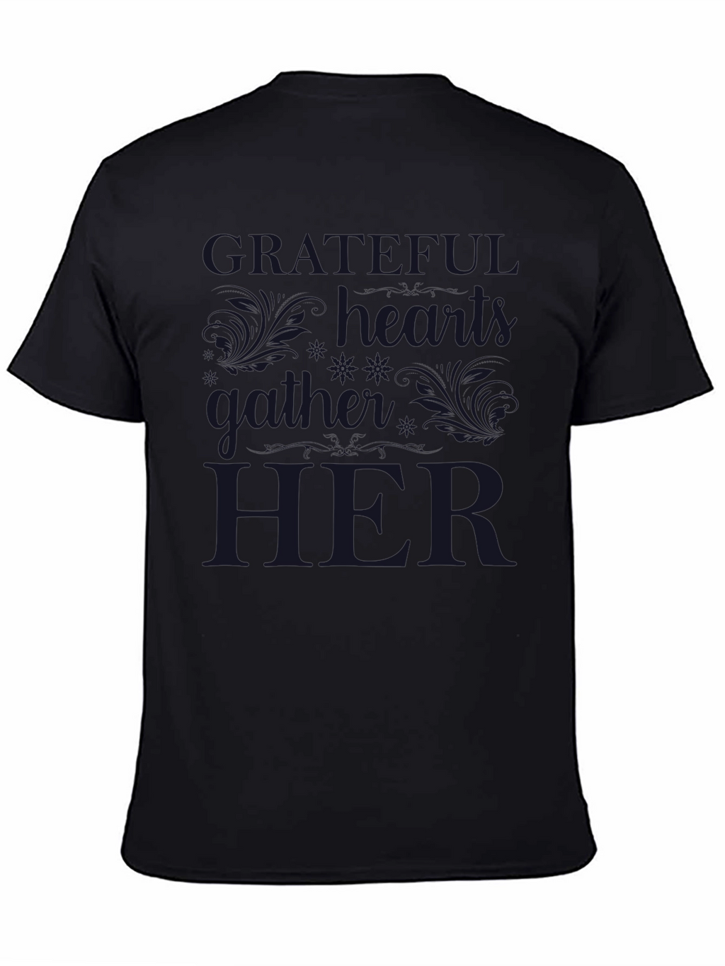 Grateful Hearts Gather Here Graphic T-Shirt