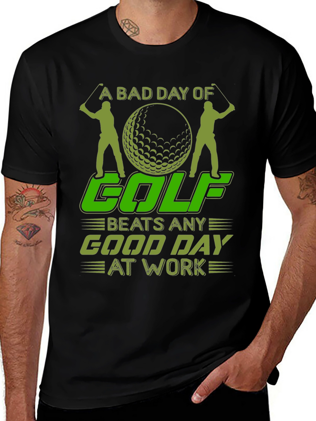 Golfing T-Shirt: A Bad Day of Golf