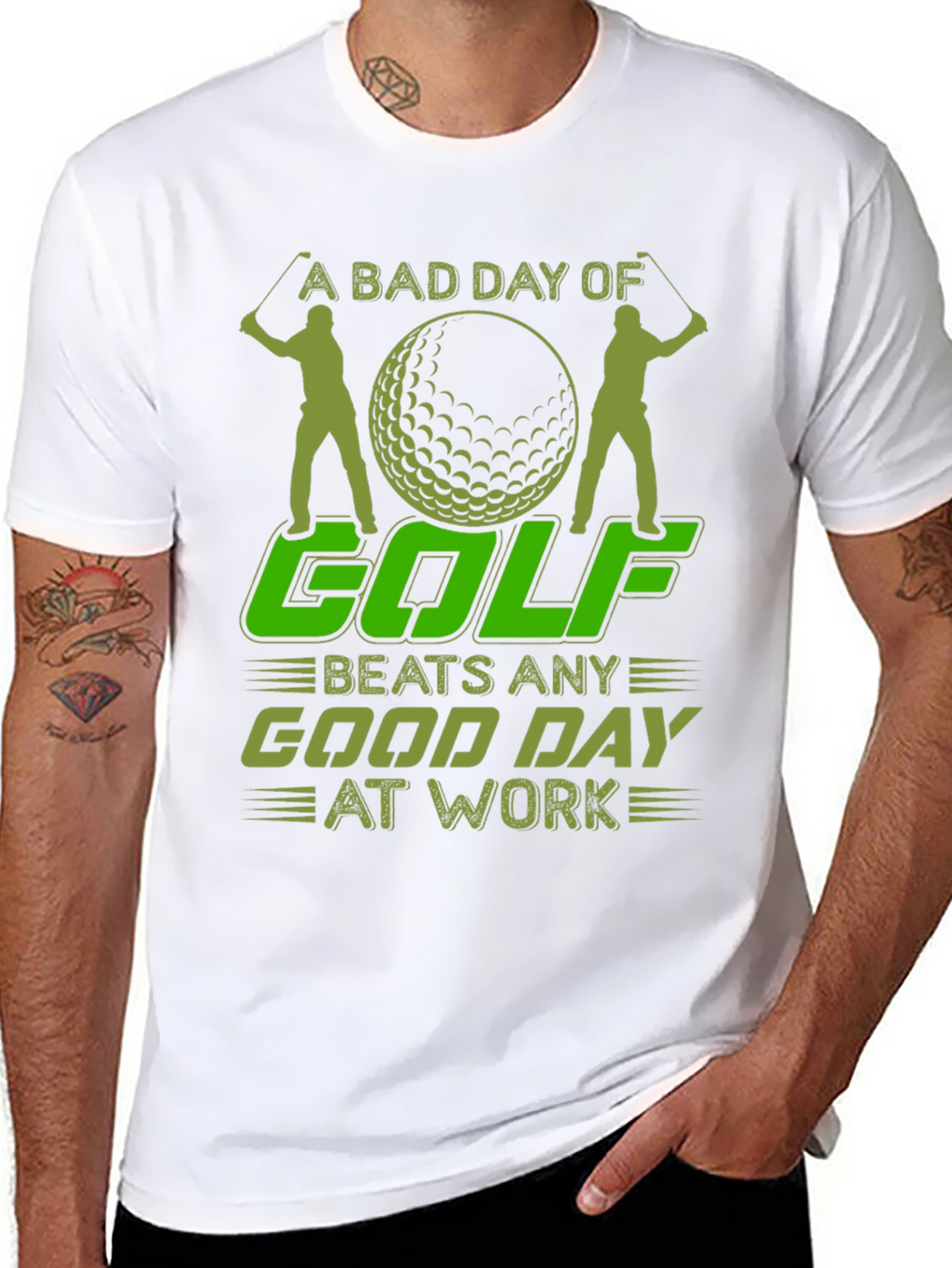 Golfing T-Shirt: A Bad Day of Golf