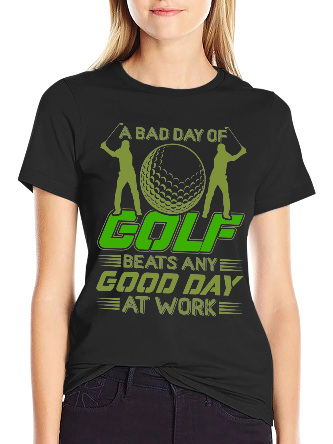 Golfing T-Shirt: A Bad Day of Golf