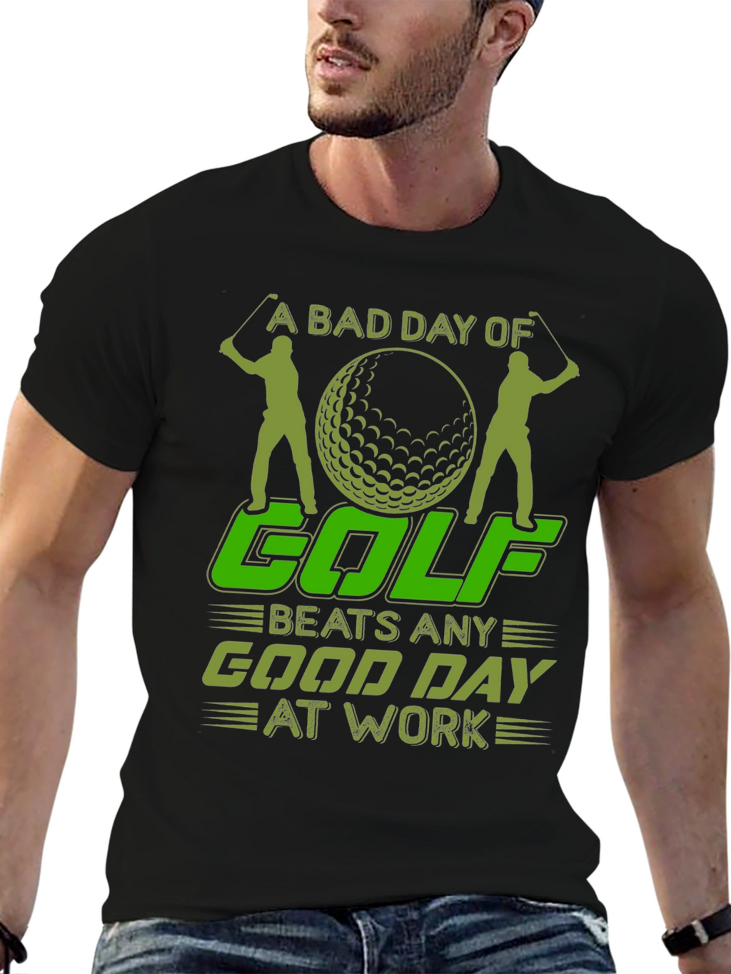 Golfing T-Shirt: A Bad Day of Golf