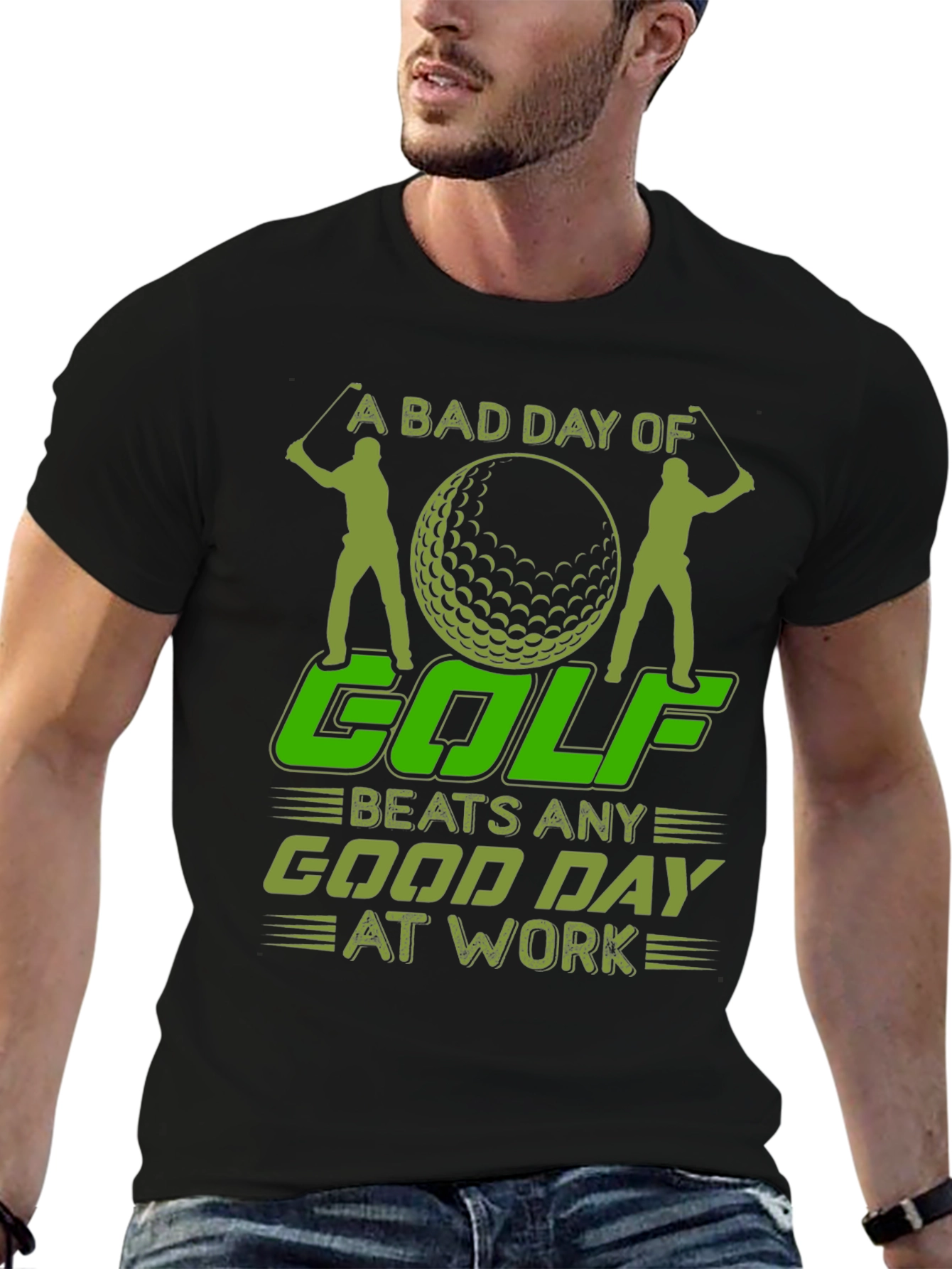 Golfing T-Shirt: A Bad Day of Golf