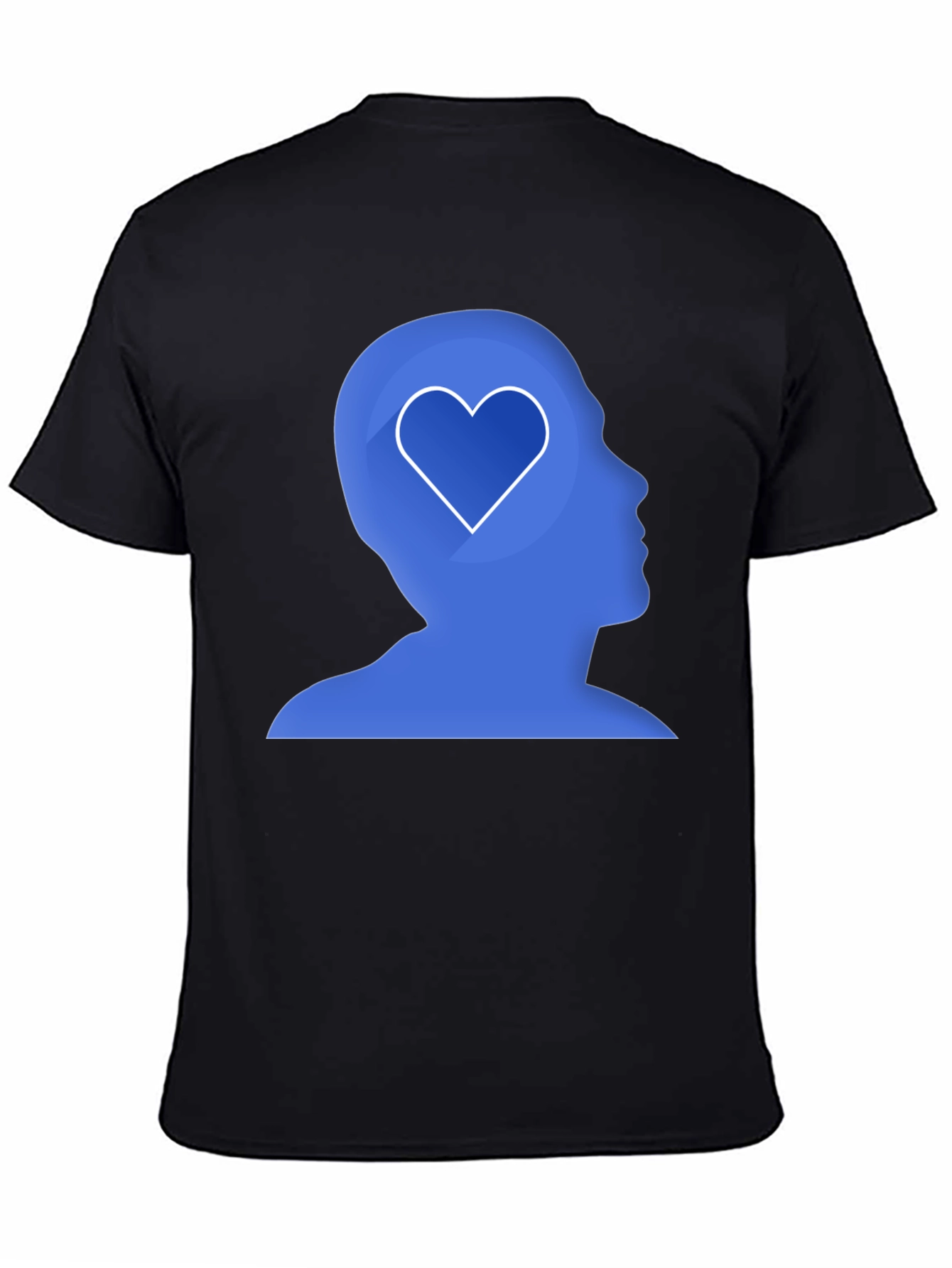 Heart Mind Graphic Tee - Mens Black T-Shirt