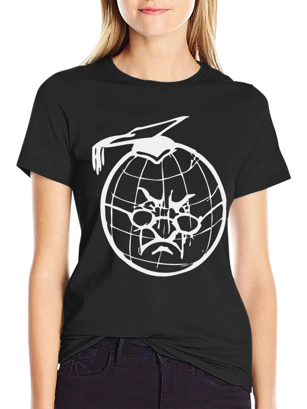 Globus Grenade Graphic T-Shirt - Black