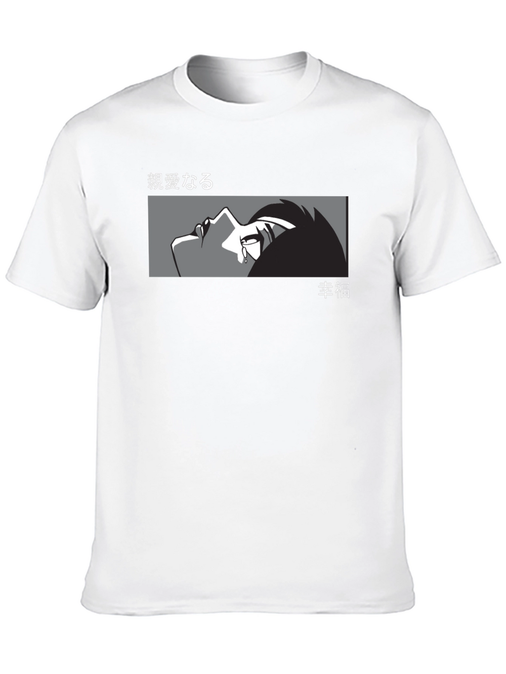 Anime Graphic Tee - Unisex Black T-Shirt