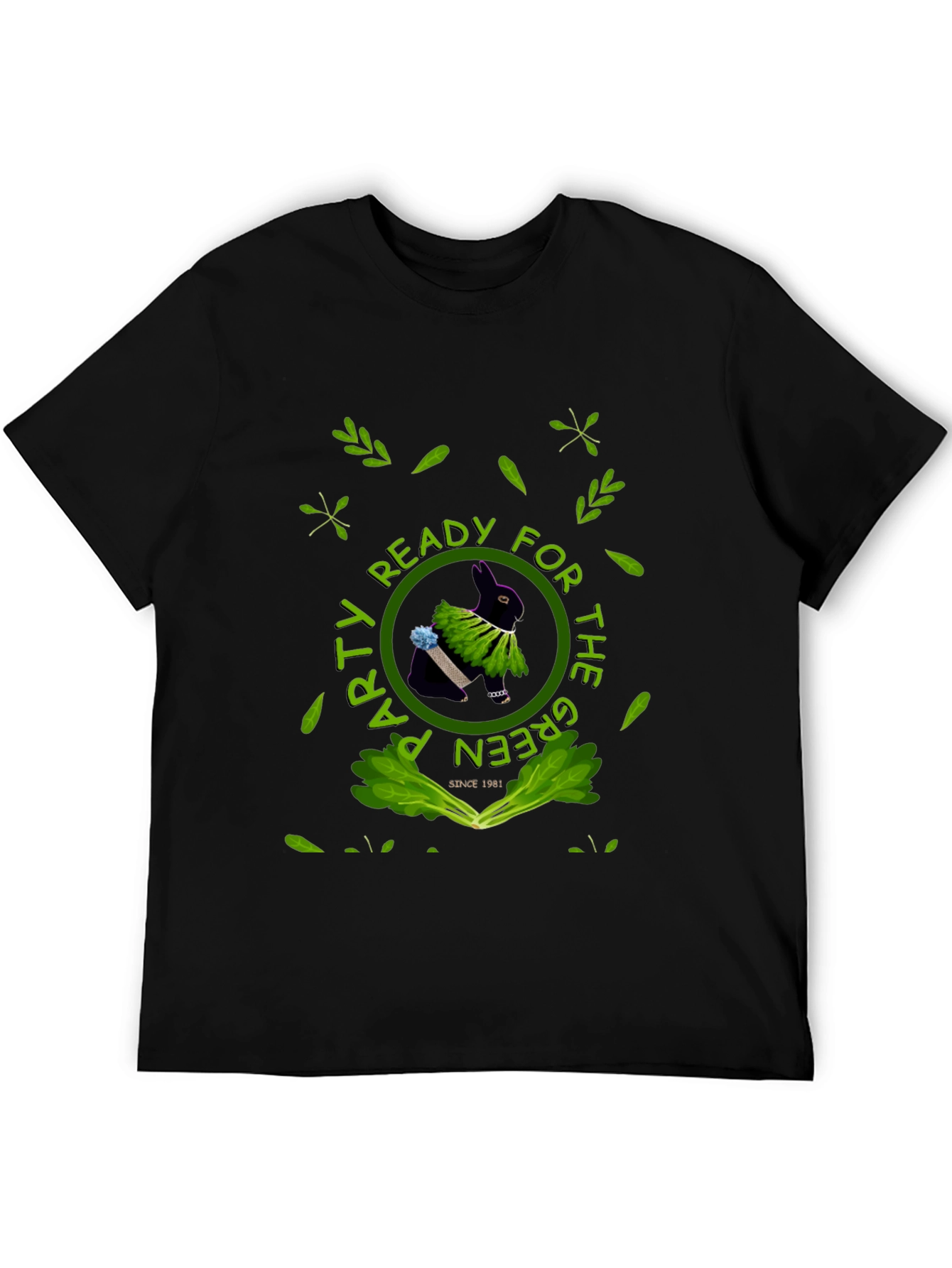 Green Party Rabbit Tee