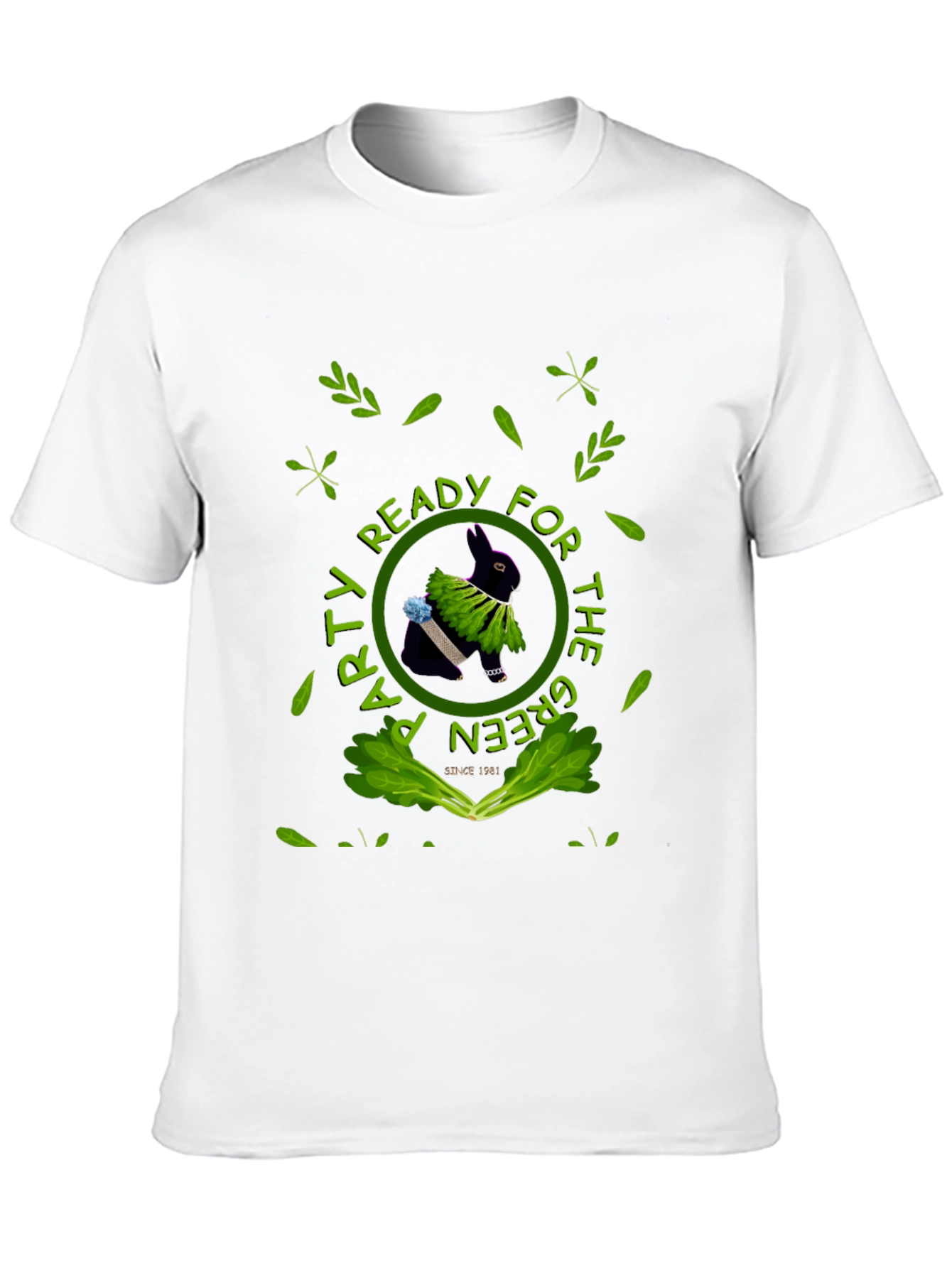 Green Party Rabbit Tee
