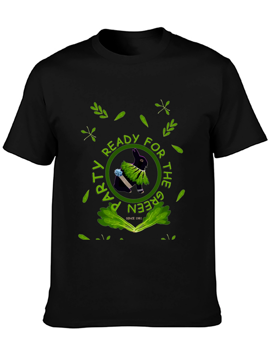 Green Party Rabbit Tee