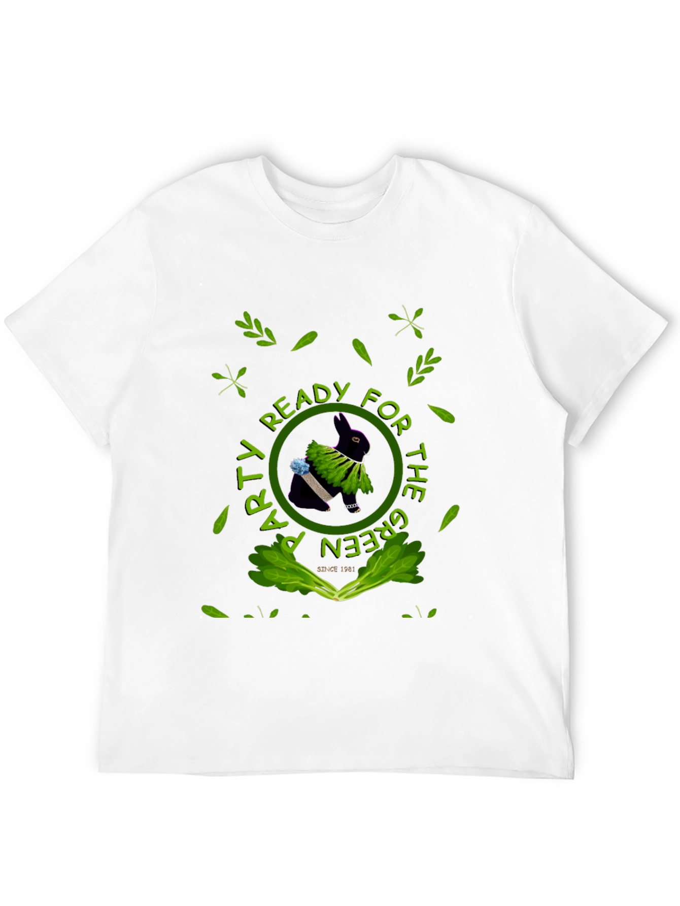 Green Party Rabbit Tee