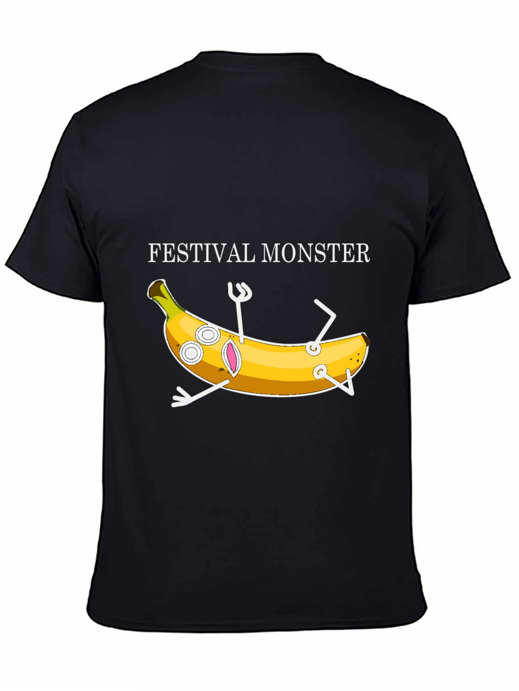 Festival Monster Banana Graphic T-Shirt