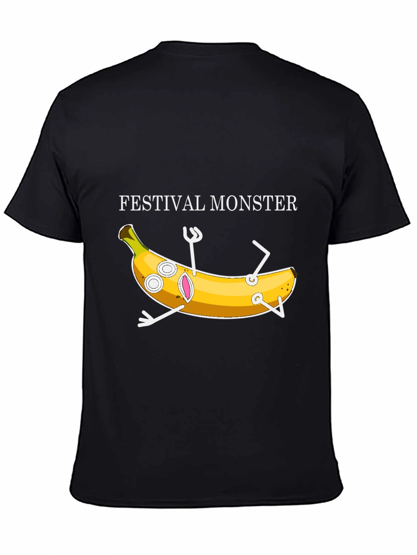 Festival Monster Banana Graphic T-Shirt