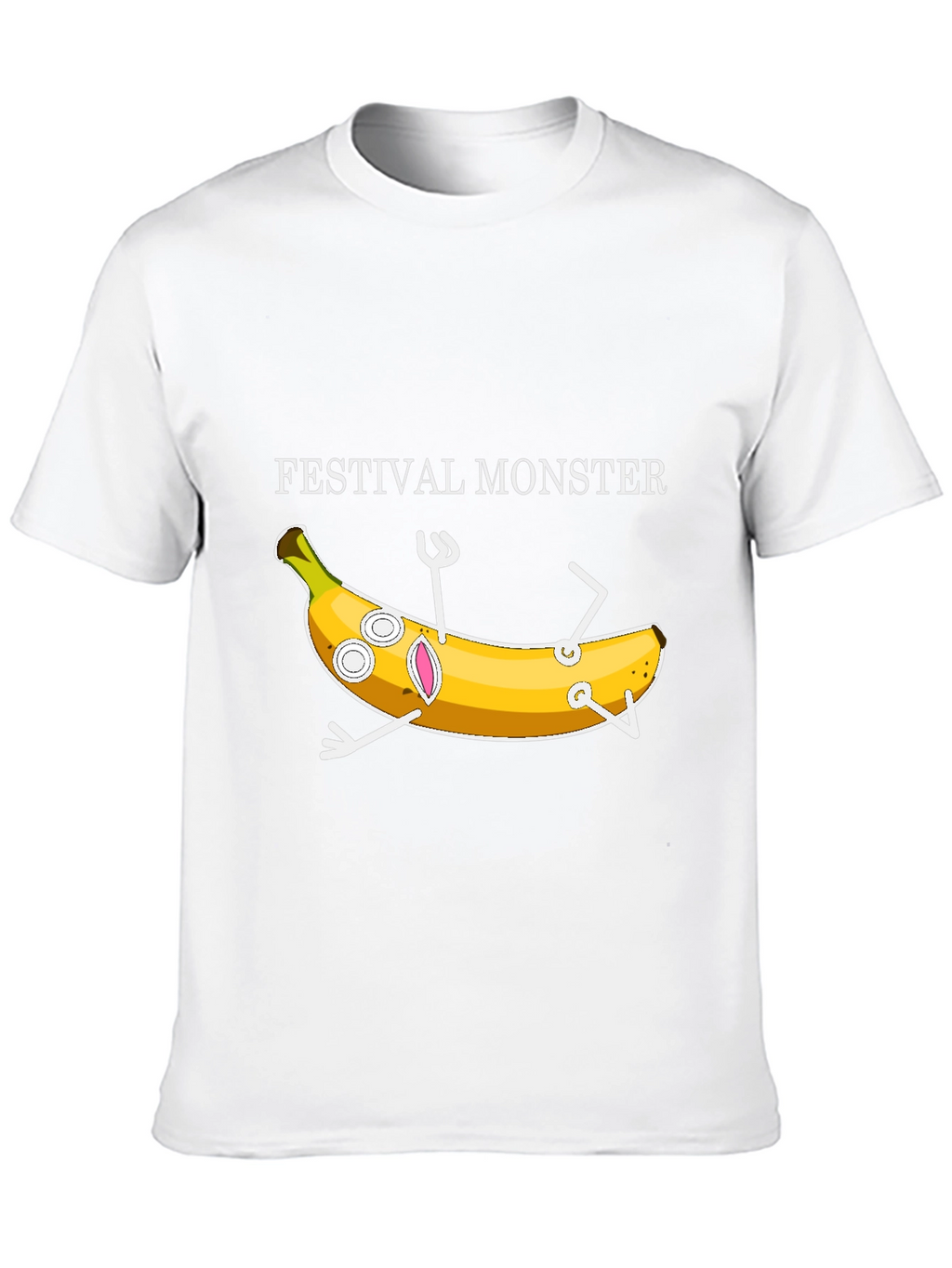 Festival Monster Banana Graphic T-Shirt