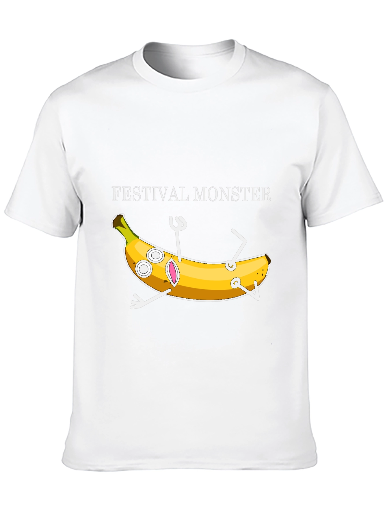 Festival Monster Banana Graphic T-Shirt