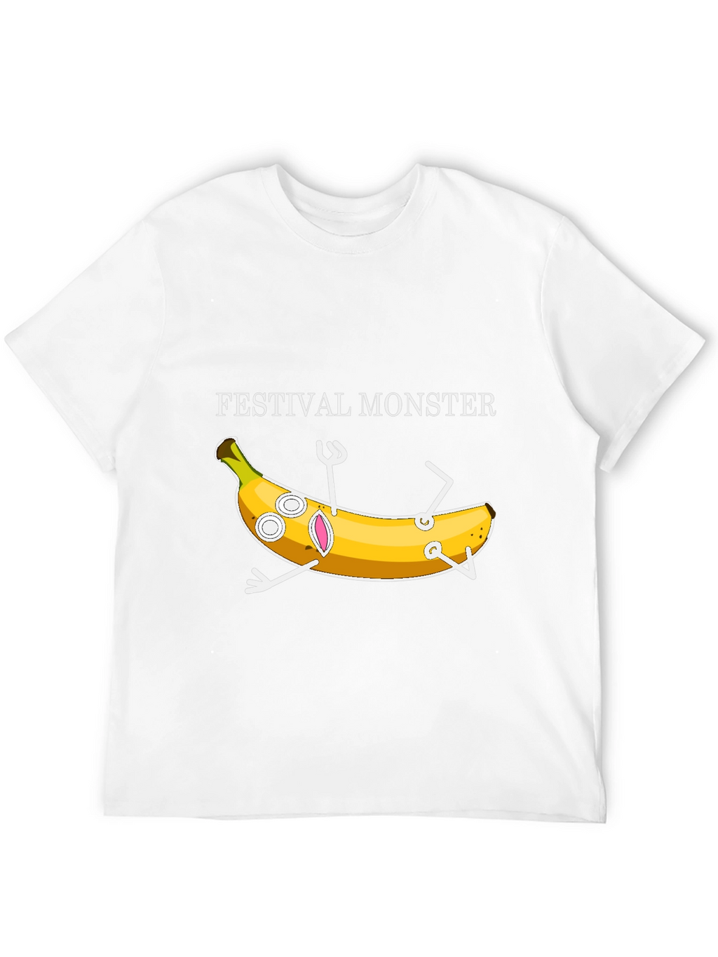 Festival Monster Banana Graphic T-Shirt