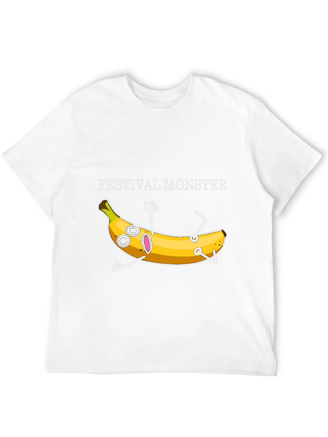 Festival Monster Banana Graphic T-Shirt