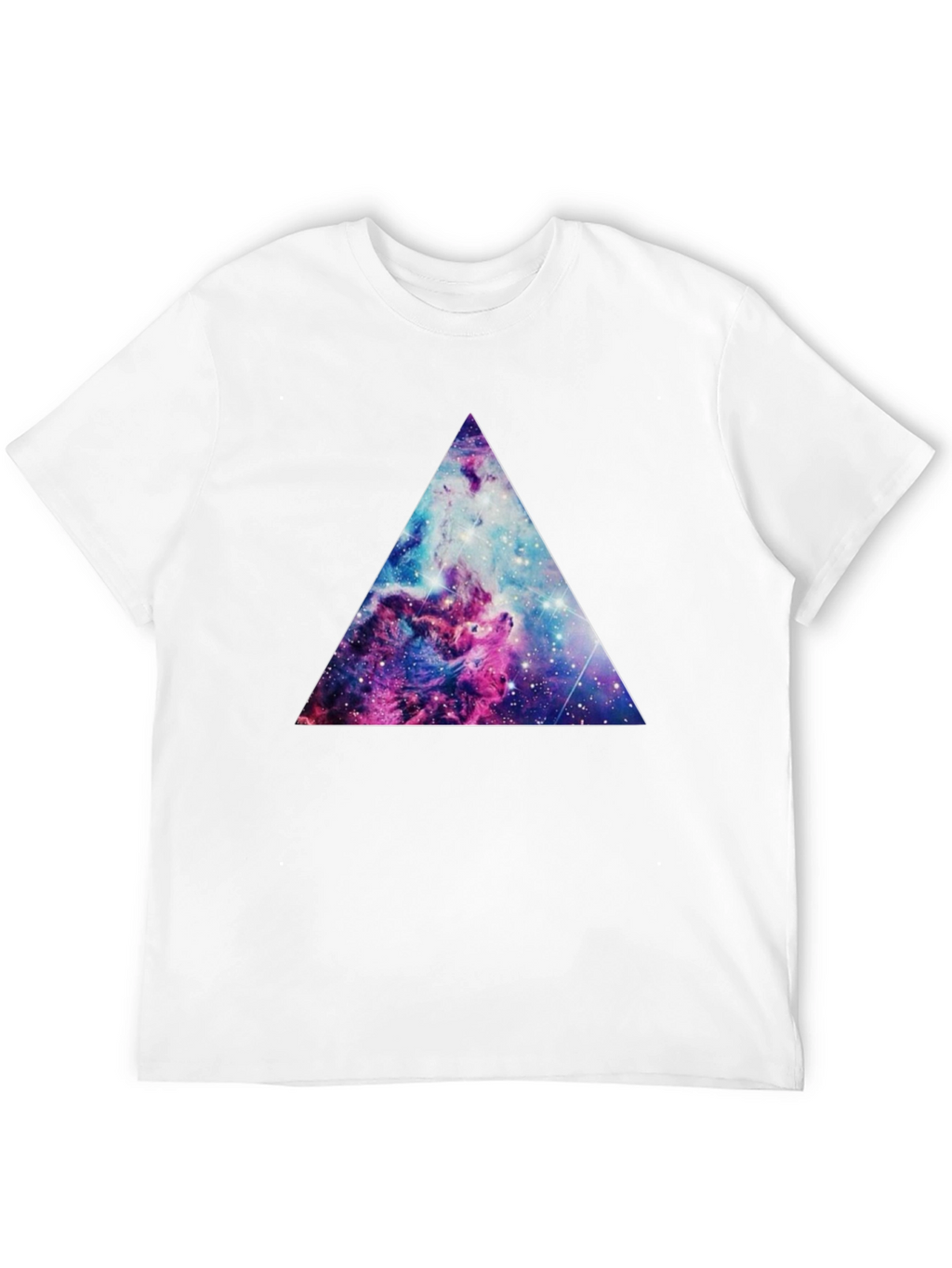 Cosmic Triangle Graphic Tee - Black