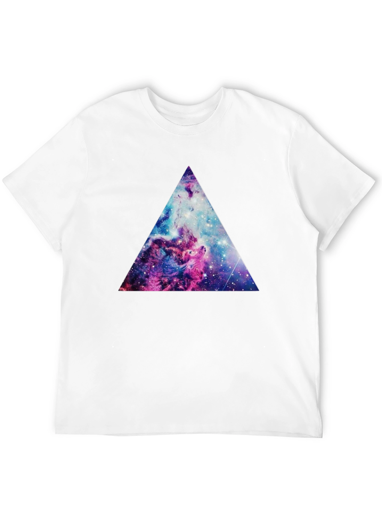 Cosmic Triangle Graphic Tee - Black