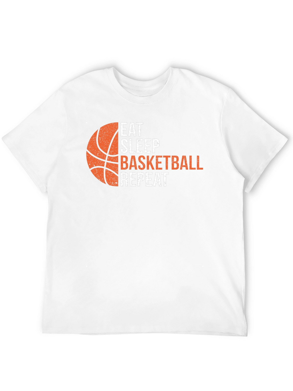 Eat Sleep Basketball Repeat Graphic Tee