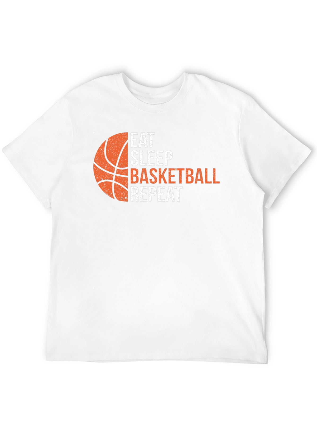 Eat Sleep Basketball Repeat Graphic Tee