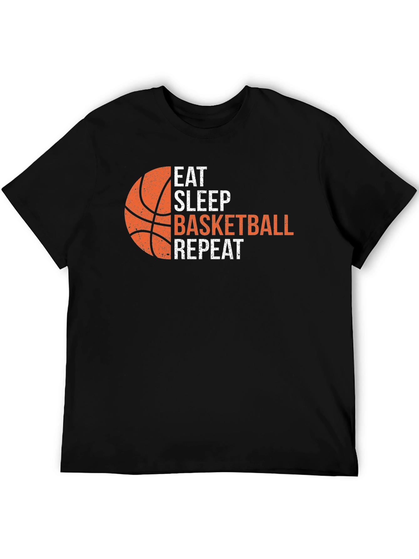 Eat Sleep Basketball Repeat Graphic Tee