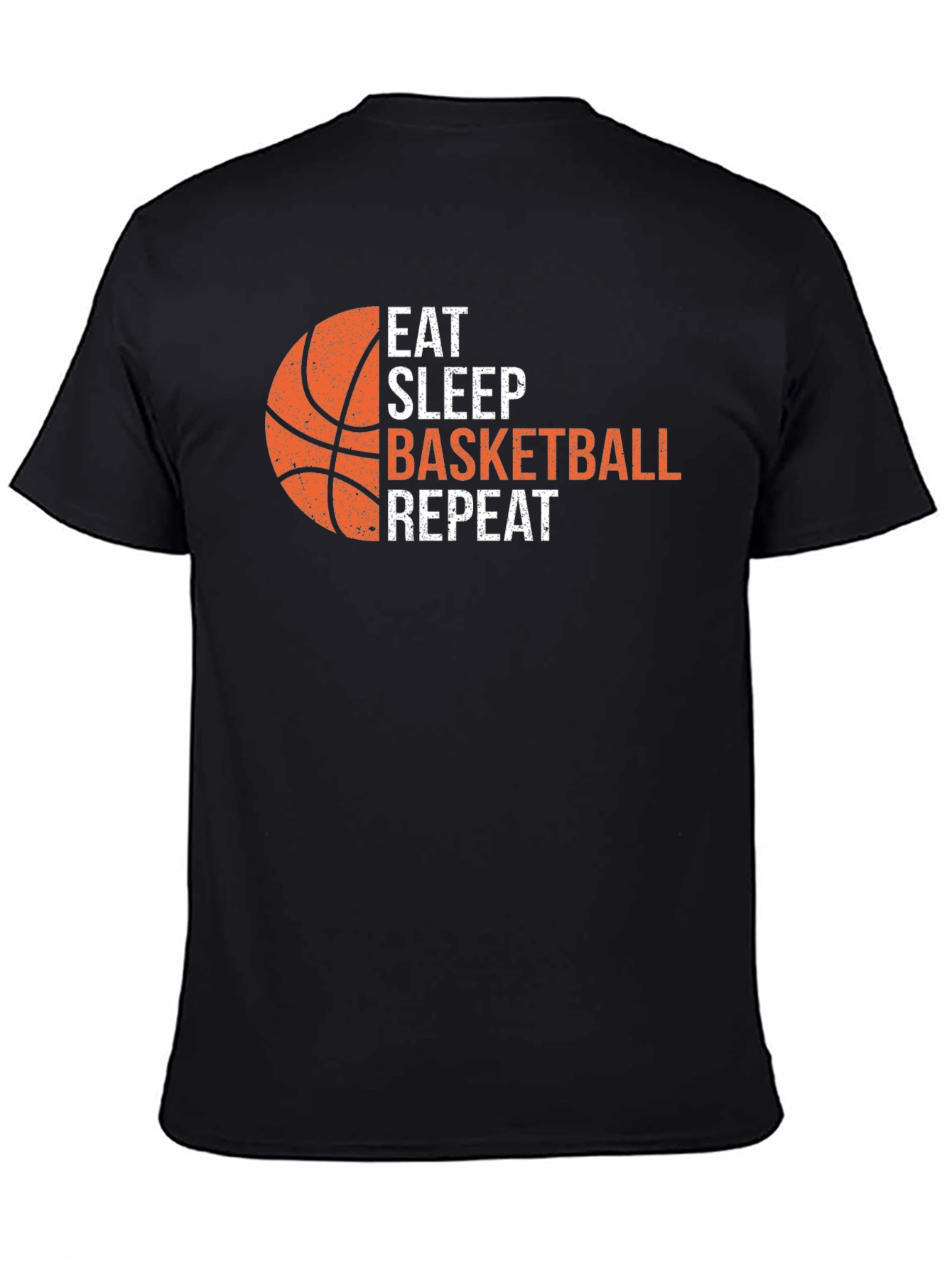 Eat Sleep Basketball Repeat Graphic Tee