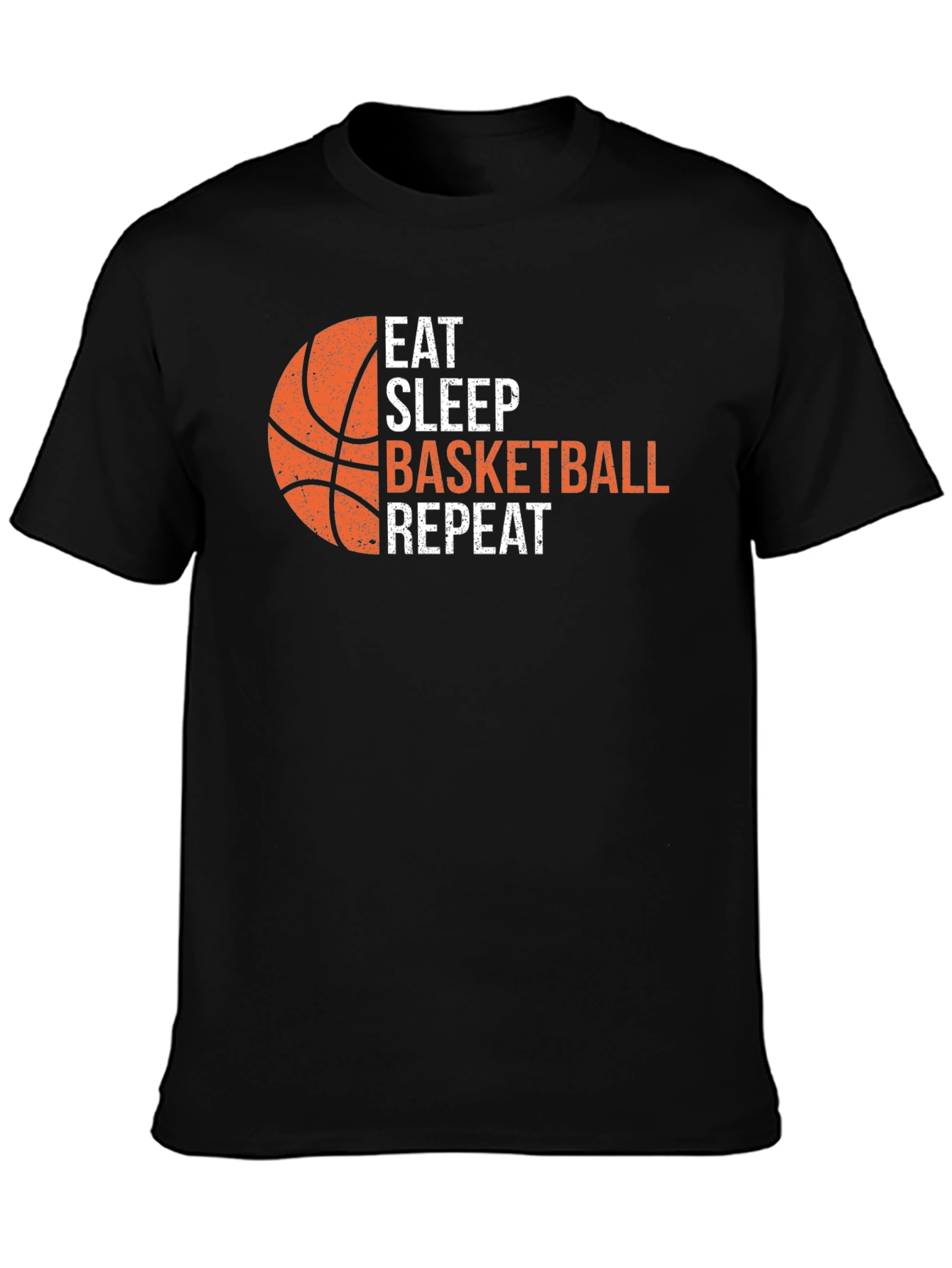 Eat Sleep Basketball Repeat Graphic Tee