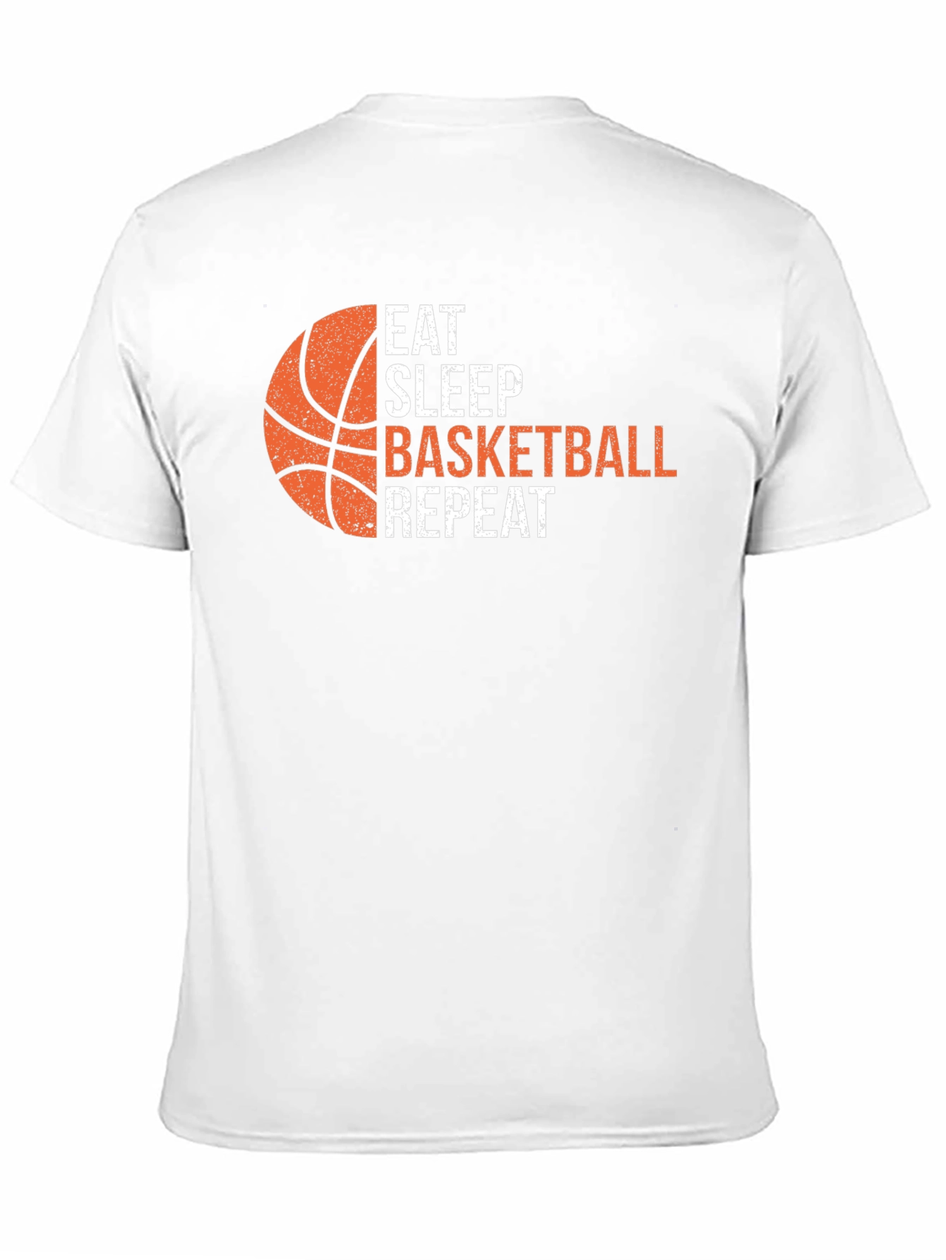 Eat Sleep Basketball Repeat Graphic Tee