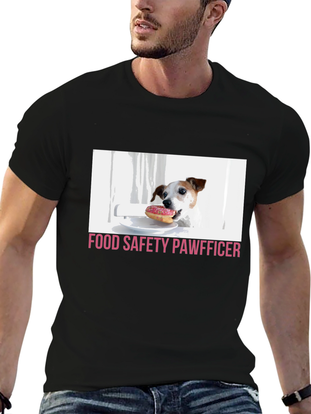 Food Safety Pawfficer Dog Lover T-Shirt