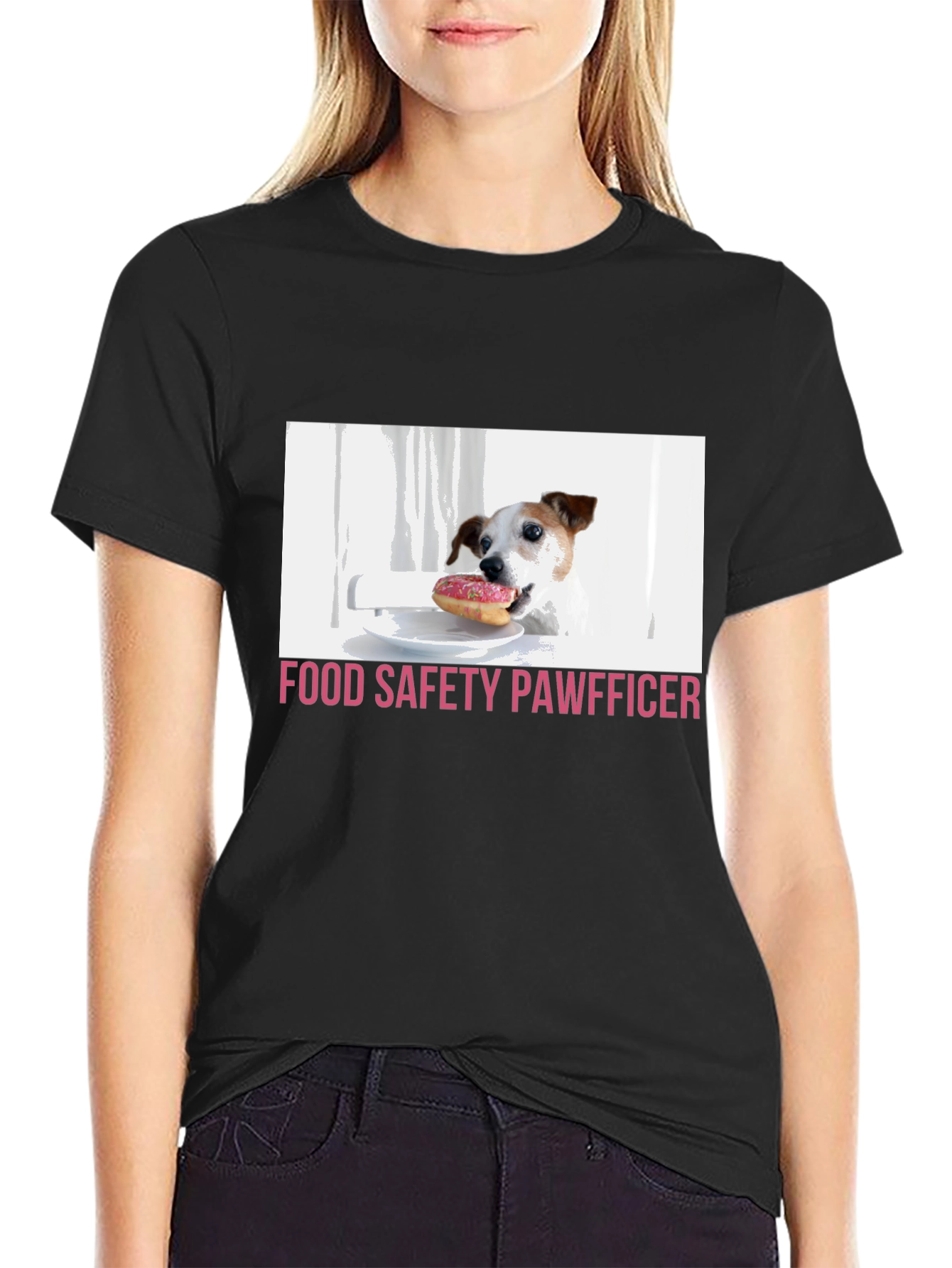 Food Safety Pawfficer Dog Lover T-Shirt
