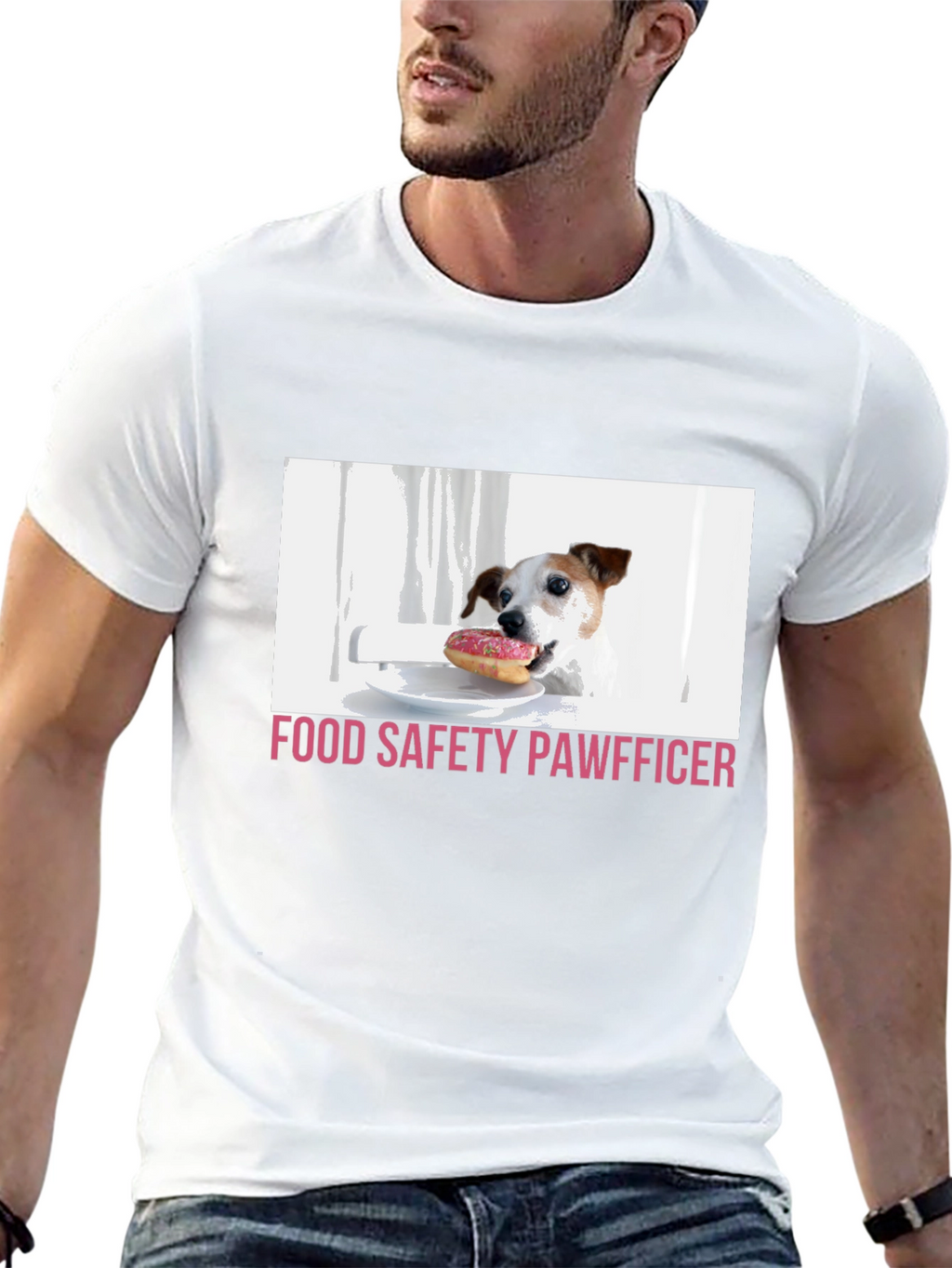 Food Safety Pawfficer Dog Lover T-Shirt