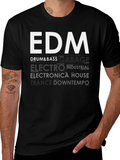 EDM Music Genres Graphic T-Shirt