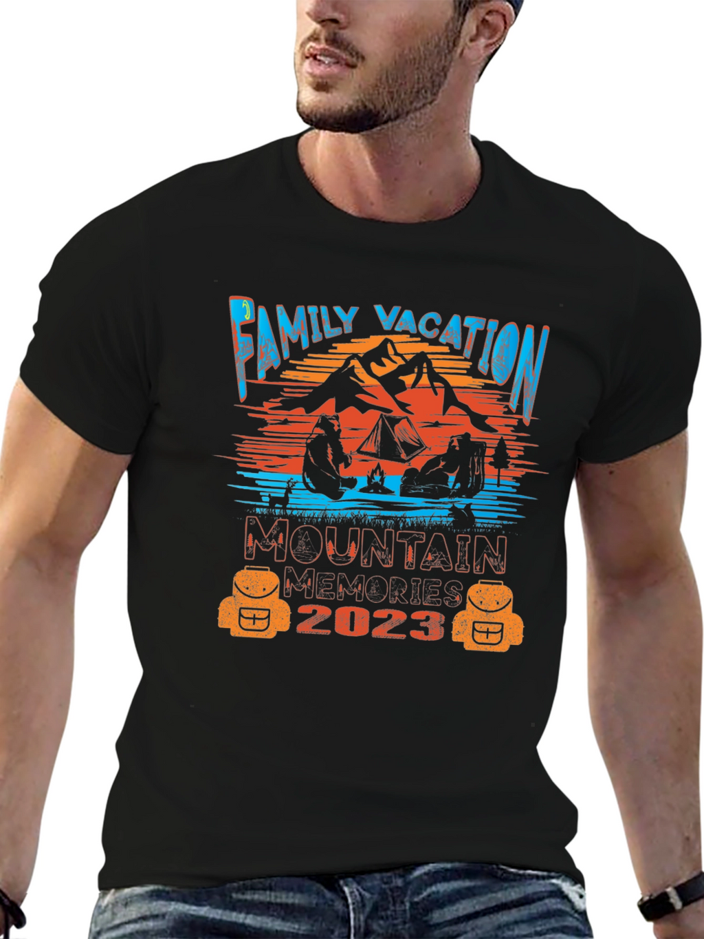 Family Vacation 2023 Mountain Memories T-Shirt