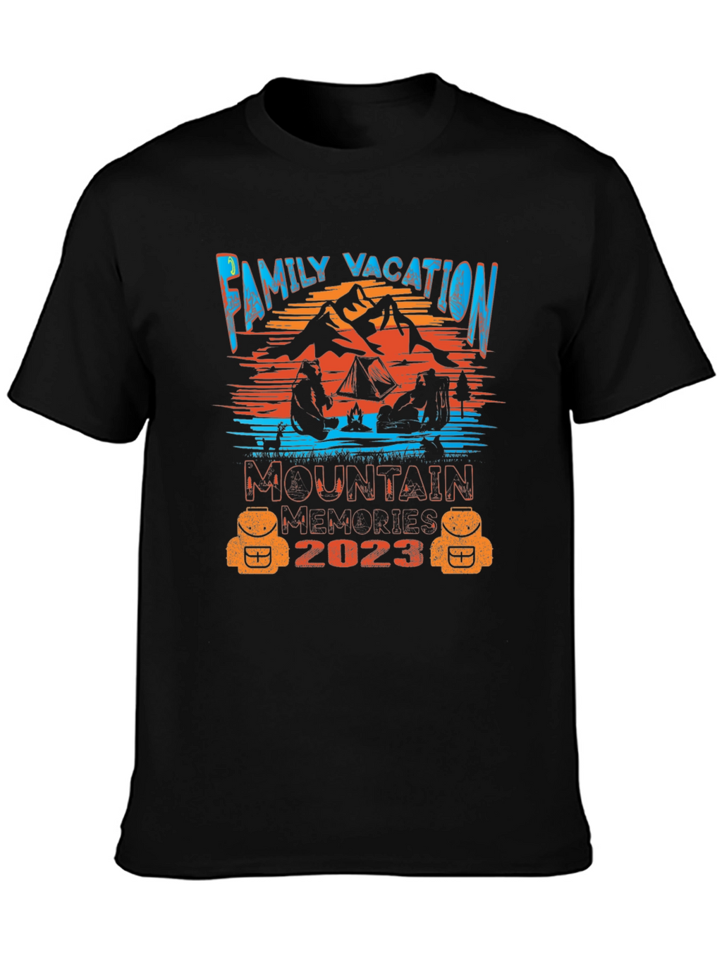 Family Vacation 2023 Mountain Memories T-Shirt