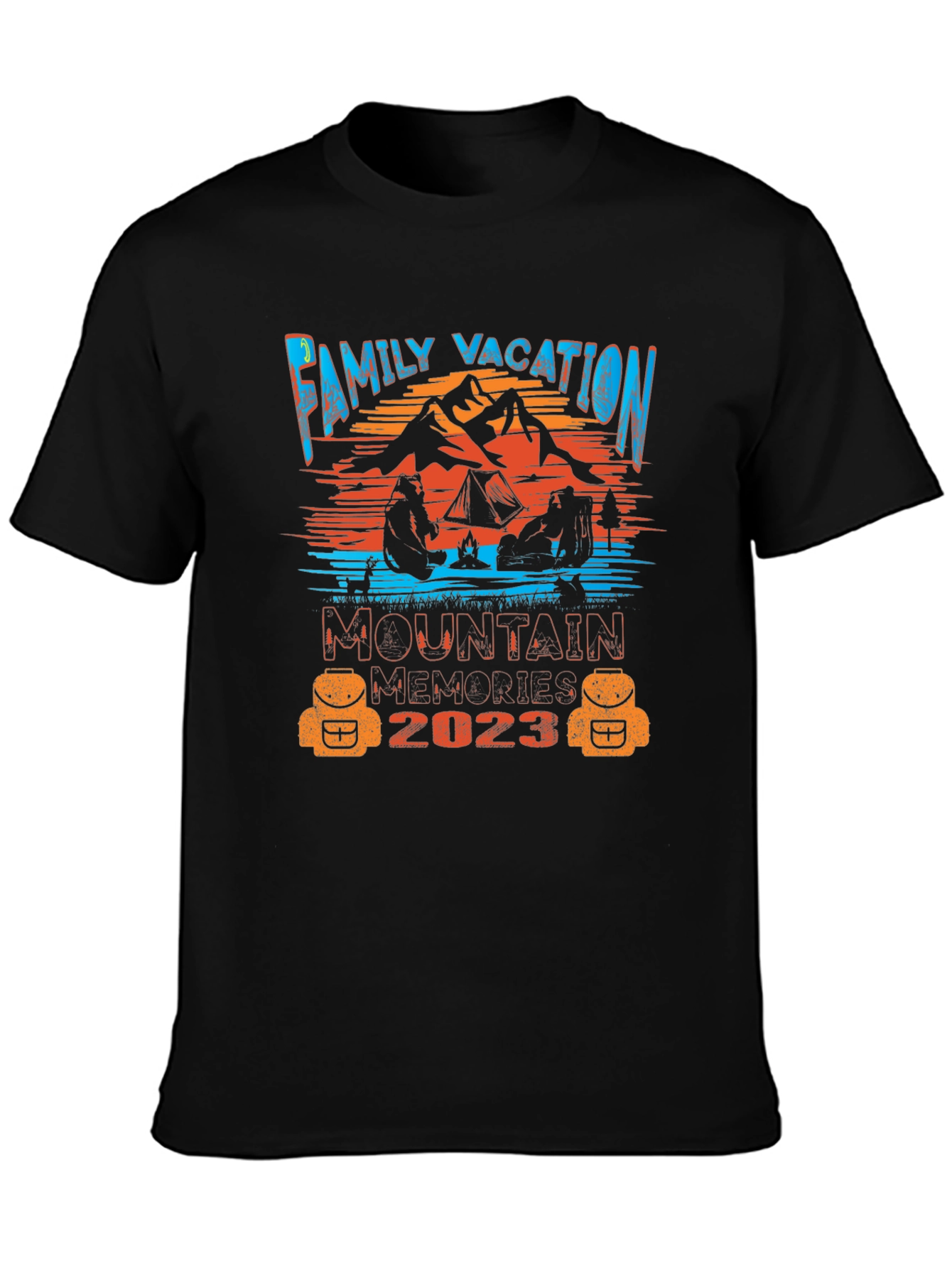 Family Vacation 2023 Mountain Memories T-Shirt