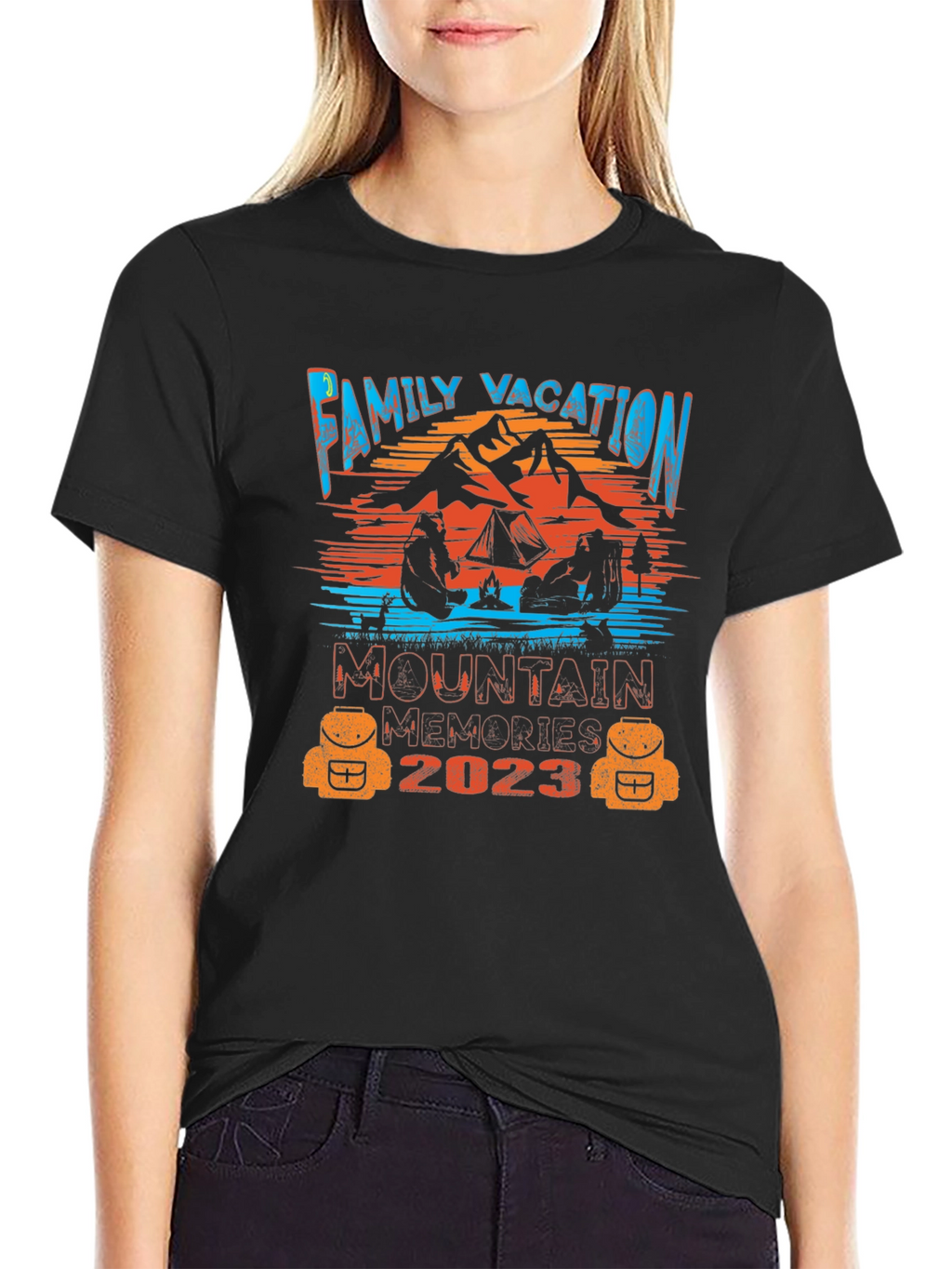 Family Vacation 2023 Mountain Memories T-Shirt