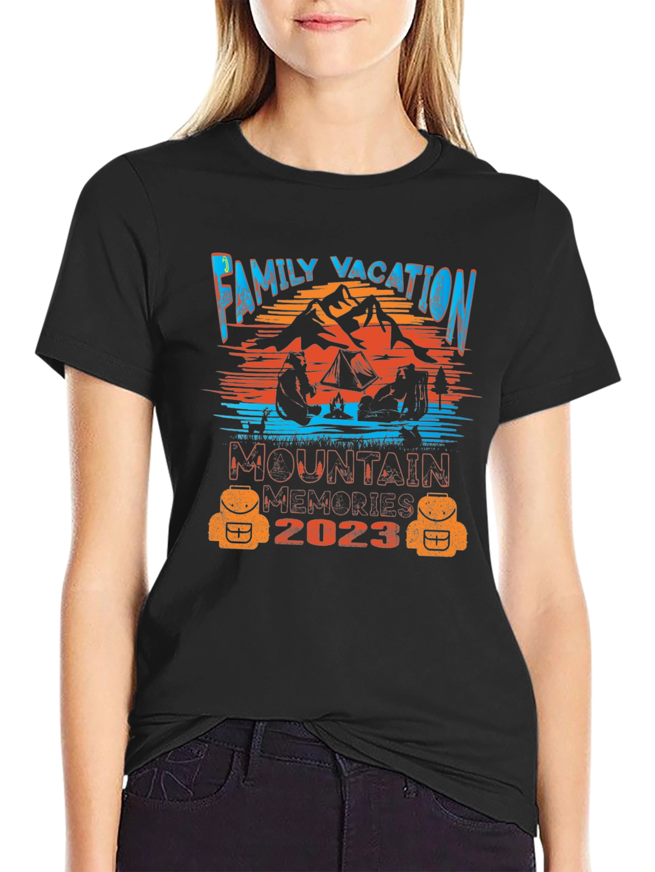 Family Vacation 2023 Mountain Memories T-Shirt