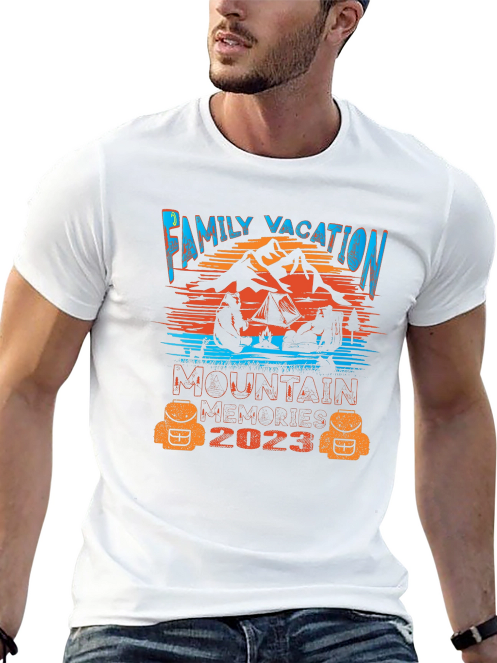 Family Vacation 2023 Mountain Memories T-Shirt